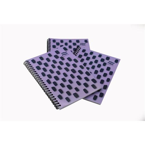 Photos - Notebook Splash Europa A5 Notepad Wirebound 160 Pages 80gsm FSC Paper Ruled Punched 4 Holes Purple - EU1504Z EU1504Z (Pack 3)