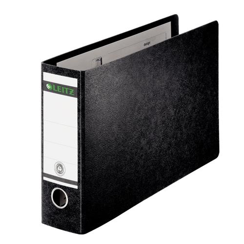 Photos - File Folder / Lever Arch File LEITZ Lever Arch File Paper on Board A3 77mm Spine Width Oblong Black  310680095 310680095 (Pack 2)