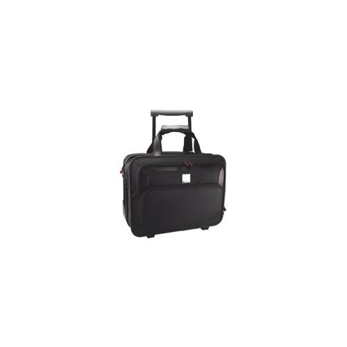Monolith Deluxe Nylon Wheeled Laptop Case for Laptops up to 15 inch Black 2372