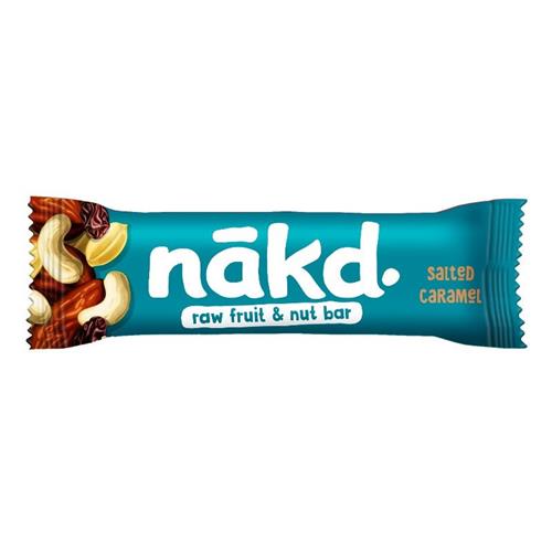 Nakd Gluten Free Salted Caramel Snack Bar 35g (Pack of 18) 35NKDSCA