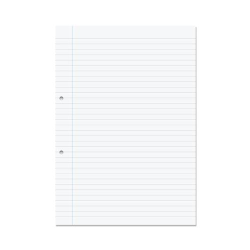 Rhino File Paper A4 F8m Ruling 500 Loose Leafs Per Ream F8m (Pack 5) - Vll060-44-4