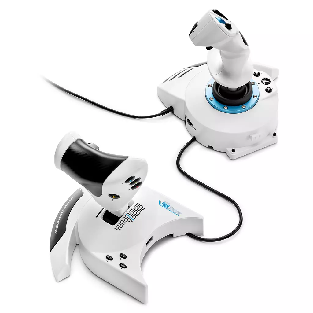 Thrustmaster T.Flight HOTAS One - Microsoft Flight Simulator Edition Joystick & Throttle (PC, Xbox One, Black/White) - Image 5