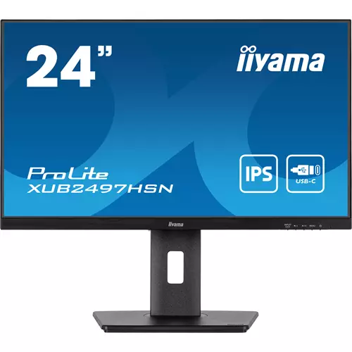 iiyama ProLite XUB2497HSN-B2 computer monitor 60.5 cm (23.8") 1920 x 1080 pixels Full HD LED Black