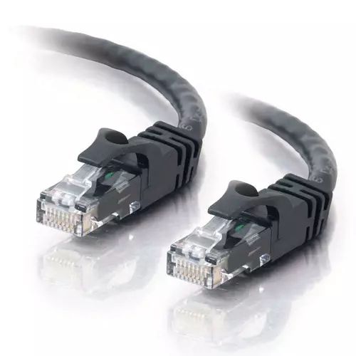 Photos - Cable (video, audio, USB) C2G 7m Cat6 Booted Unshielded  Network Patch Cable - Black 83411 (UTP)