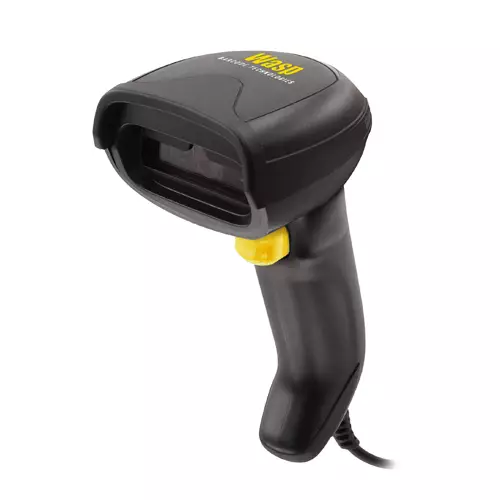 Wasp WDI9600 Handheld bar code reader 1D/2D LED Black Yellow