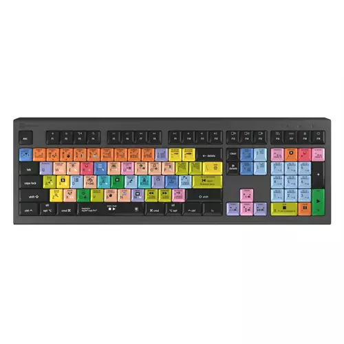 Photos - Keyboard LogicKeyboard LKB-LOGXP2-A2M-UK Full-size  Wired USB Scissor key switch QWERTY Black (100)