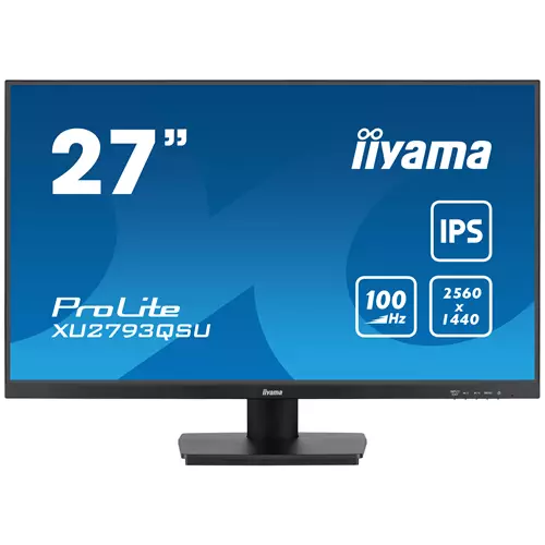 iiyama ProLite XU2793QSU-B7 computer monitor 68.6 cm (27") 2560 x 1440 pixels Quad HD LED Black