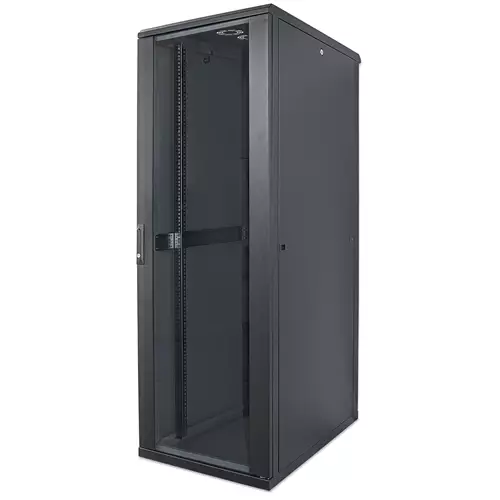 Photos - Server Component INTELLINET 19" Network Cabinet - Free Standing 36U 800x800mm  Black Flatpack Max 1500kg Multi-Point Door (width x depth)