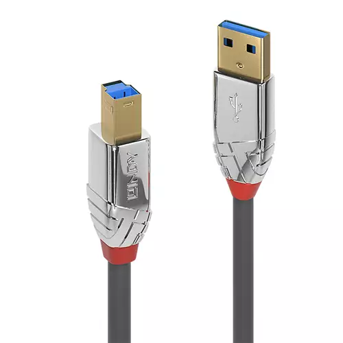 Lindy 3m USB 3.2 Type A to B Cable 5Gbps Cromo Line