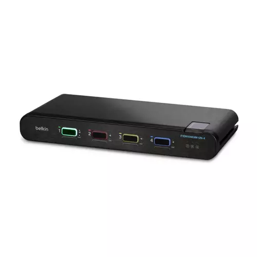 Belkin F1DN104KVM-UN-4 KVM switch Black