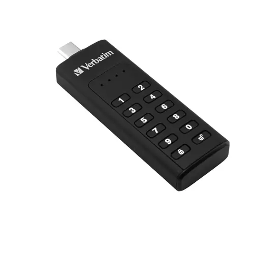 Verbatim Keypad Secure - USB 3.0 Drive with Password Protection and AES-256 HW encryption to protect your data - 32 GB - Black