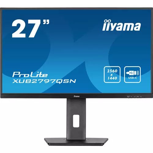 iiyama ProLite XUB2797QSN-B2 computer monitor 68.6 cm (27") 2560 x 1440 pixels Quad HD LED Black