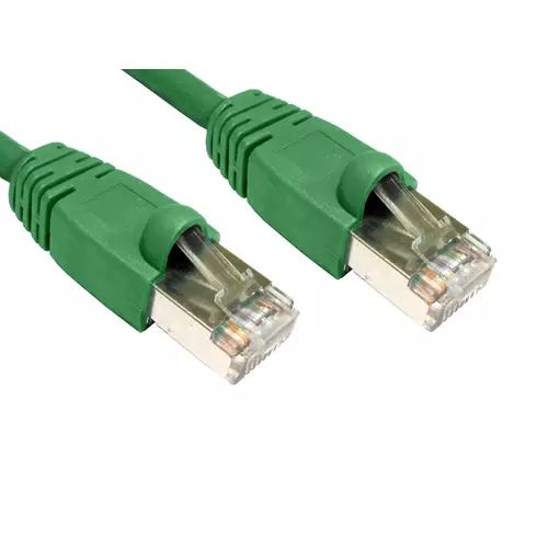 Cables Direct Cat6 20m FTP networking cable Green F/UTP (FTP)