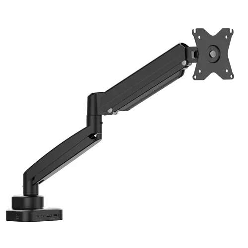 j5create JTSA301 Ergonomic Monitor Mount with Dock Black
