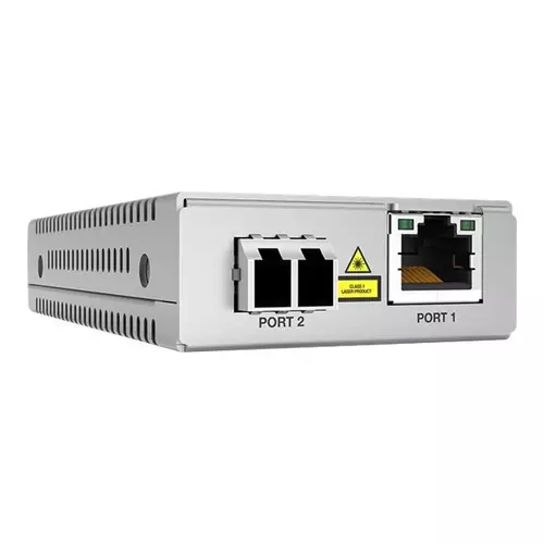 Allied Telesis AT-MMC2000LX/LC-TAA-60 network media converter 1000 Mbit/s 1310 nm Single-mode Grey