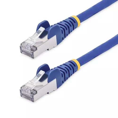StarTech.com 3m Blue CAT8 Ethernet Cable Snagless RJ45 25G/40G 2000MHz 100W PoE++ S/FTP 26AWG Pure Bare Copper Wire LSZH Shielded Network Patch Cord w/Strain Reliefs Individually Tested