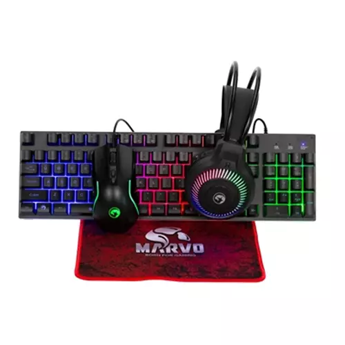 Marvo CM416 LOOT40 keyboard Mouse included Gaming USB Black