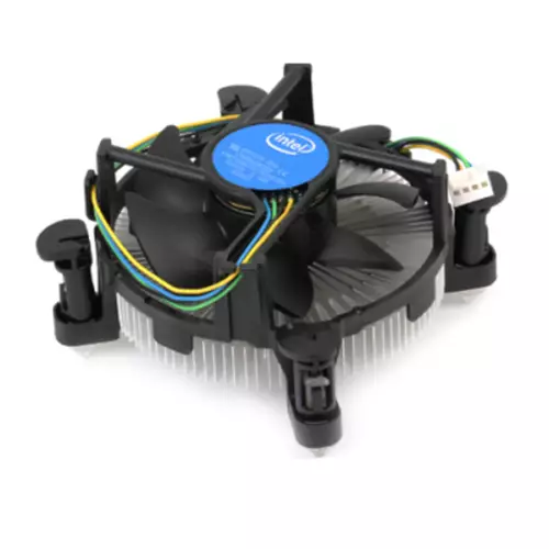 Intel E97379-003 computer cooling system Processor Air cooler Aluminium Black
