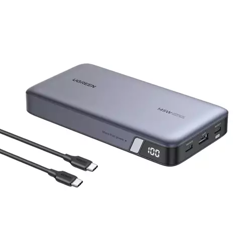Photos - Power bank Ugreen 90597A. Battery capacity: 25000 mAh. Battery voltage: 5 V. USB Type-A output ports: 1 USB Type-C ports quantity: 2. P 