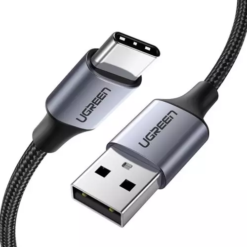 Ugreen 60126 USB cable 1 m USB C USB A 0.48 Gbit/s Black Grey