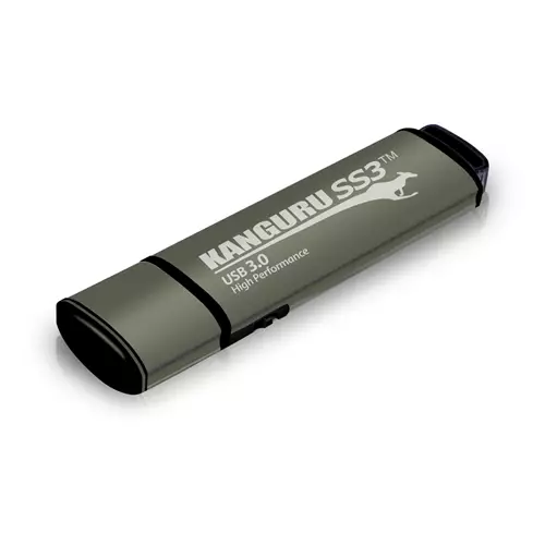 iStorage Kanguru SS3 SuperSpeed USB3.0 16GB |Secure Flash Drive| Physical Write Protect Switch | Windows Ready Boost compatible | Simple Driverless Setup | Plug and Play