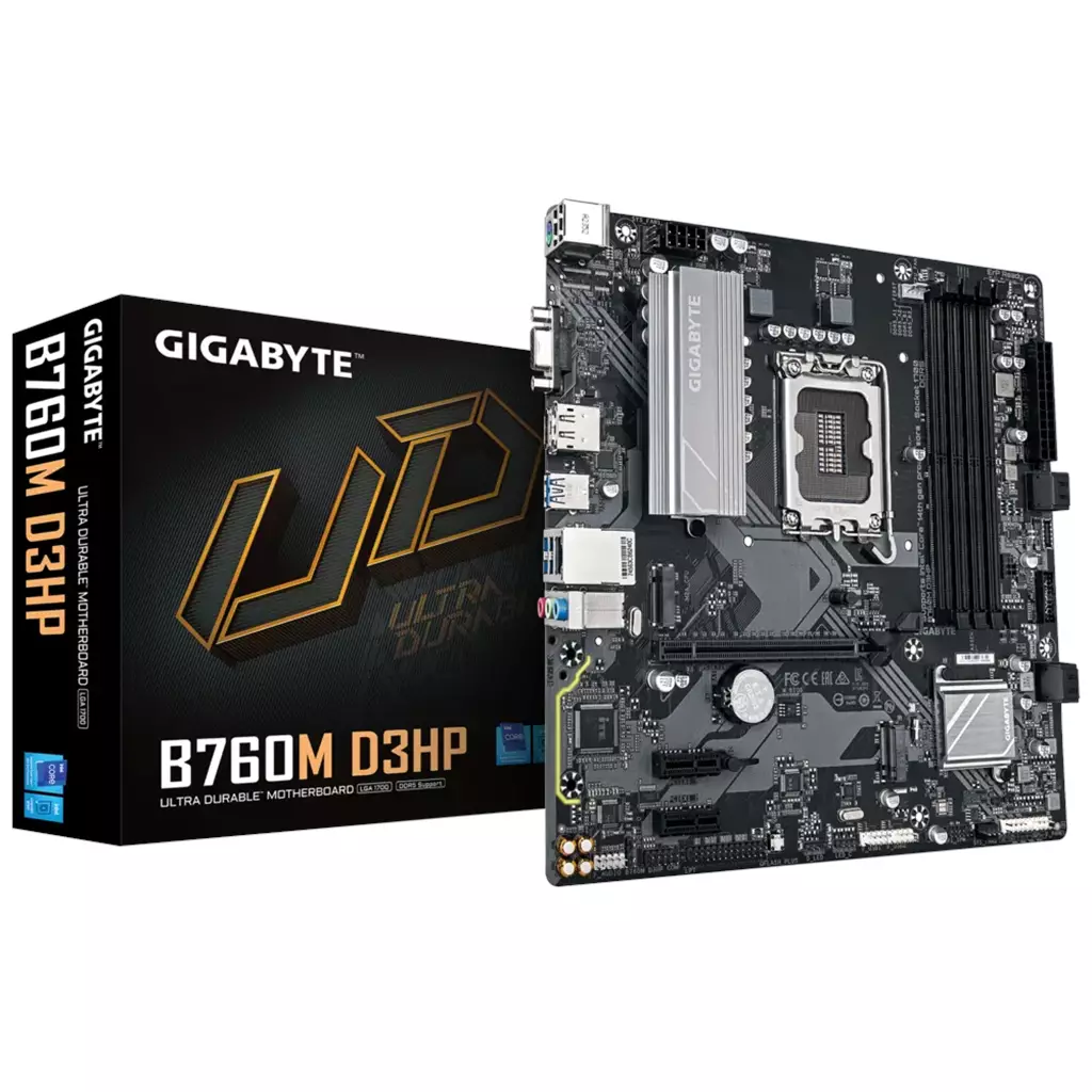 GIGABYTE B760M D3HP Motherboard (DDR5, Hybrid 4+1+1 Digital VRM) - Image 3