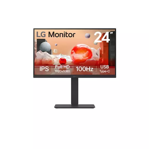 LG 24BA750-B computer monitor 60.5 cm (23.8") 1920 x 1080 pixels Full HD LCD Black