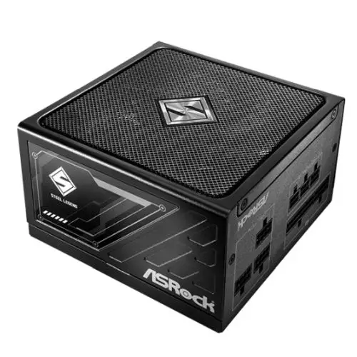 Asrock Steel Legend Sl-650G 650W Atx Power Supply Unit 80 Plus Gold Certified 120Mm Silent Cooling Fan High Efficiency Psu