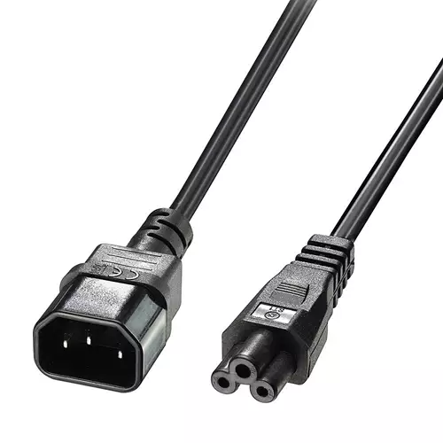 Photos - Cable (video, audio, USB) Lindy 5m C5 to C14 Mains Cable lead free 30343 