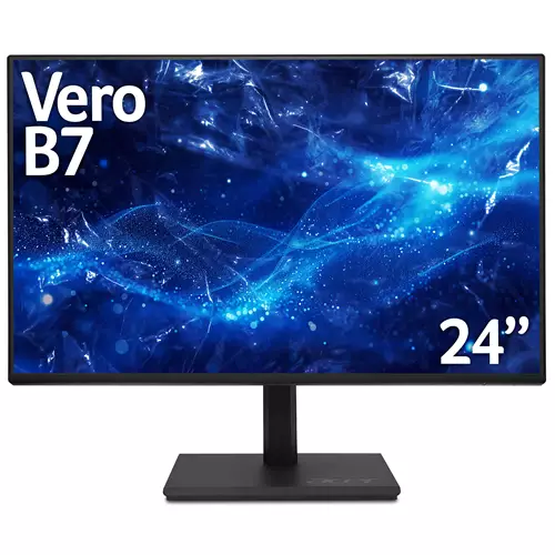 Acer Vero B7 Vero B247YG 23.8" Full HD 16:9 ZeroFrame IPS 120Hz 4ms USB-Hub AdaptiveSync Computer Monitor 60.5 cm (23.8") 1920 x 1080 pixels Full HD 4 ms Black