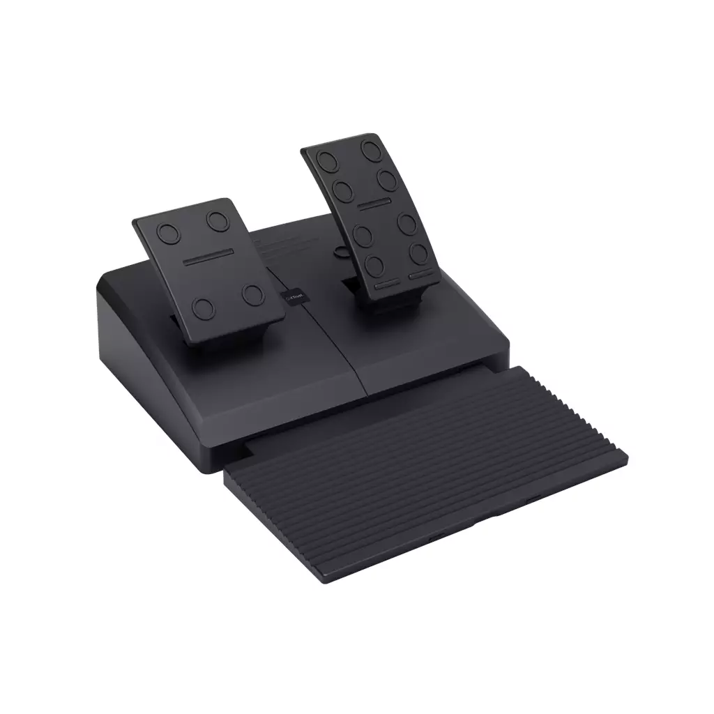 Trust GXT 289 Movi Black USB Steering Wheel & Pedals (PC & Console) - Image 4