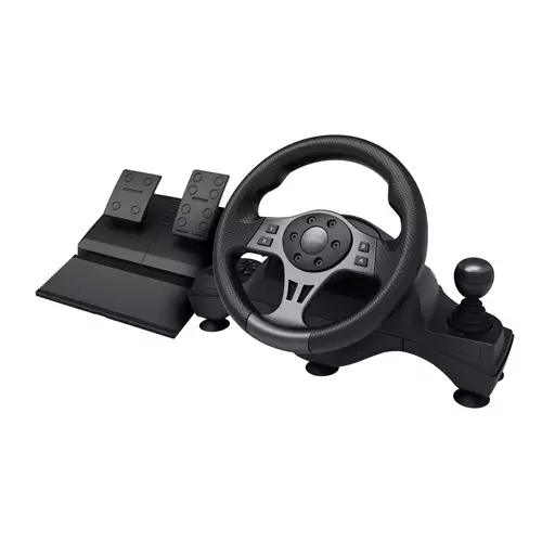 Trust GXT 289 Movi Black USB Steering wheel + Pedals Nintendo Switch PlayStation 4 Xbox One S Xbox One X Xbox Series S Xbox Series X