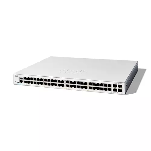Photos - Switch Cisco Catalyst 1300-48T-4G Managed  48 Port GE 4x1GE SFP Limited Lifetime Protection  C1300-48T-4G (C1300-48T-4G)