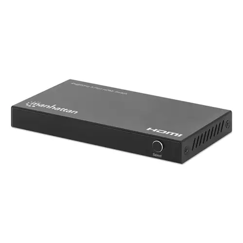 Photos - KVM Switch MANHATTAN 4K@60Hz 3-Port HDMI Switch Switches Between Three HDMI Inputs on One HDMI Output  18G Automatic and Manual Sw (3x1)