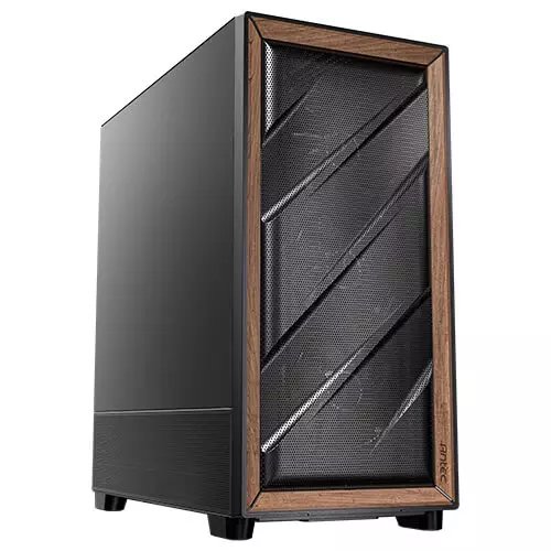 Antec FLUX SE Midi Tower Black Wood