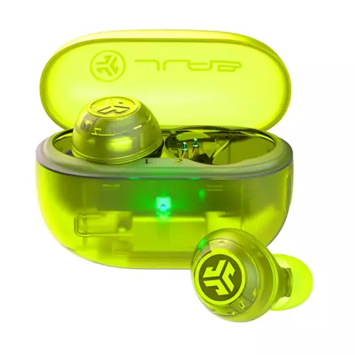 JLab Go Pop ANC Headset True Wireless Stereo (TWS) In-ear Calls/Music Bluetooth Teal Transparent