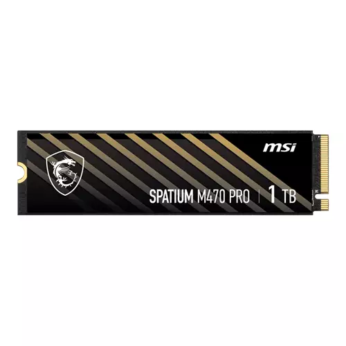 MSI Spatium M470 PRO PCIe 4.0 NVMe M.2 1TB PCI Express 4.0 3D NAND