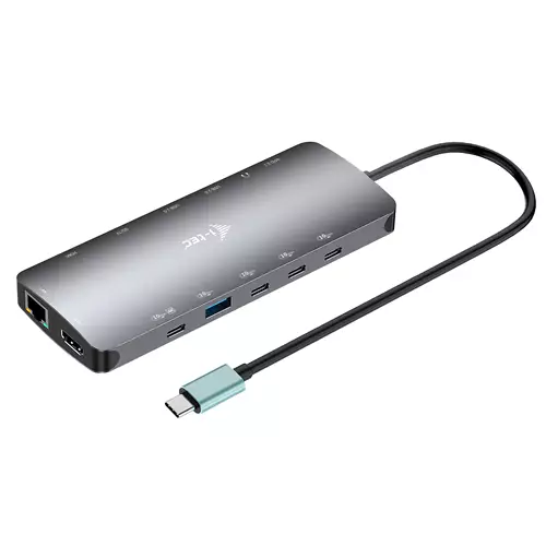 i-tec Metal USB-C Nano 3x Display Dock 2x HDMI 1x USB-C video + Power Delivery 140W