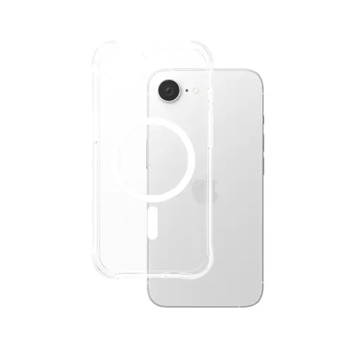 PanzerGlass CARE by Samba Case Transparent w. White Qi Compatible iPhone 17e | 16e