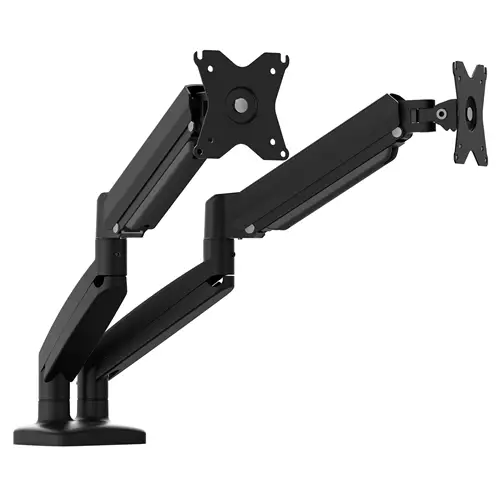 j5create JTSA102 Ergonomic Dual Monitor Mount Black