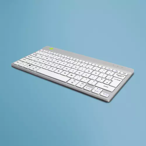 R-Go Tools Ergonomic keyboard R-Go Compact Break compact keyboard with break software QWERTY (UK) Bluetooth white