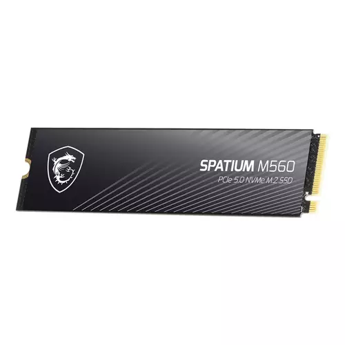 MSI Spatium M560 PCIE 5.0 NVME M.2. SSD capacity: 2 TB SSD form factor: M.2 Component for: PC