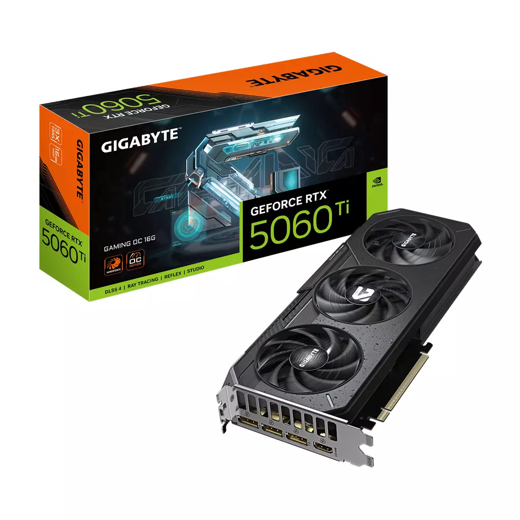 Carte graphique Gigabyte Nvidia GeForce RTX 5060 Ti GAMING OC 16G