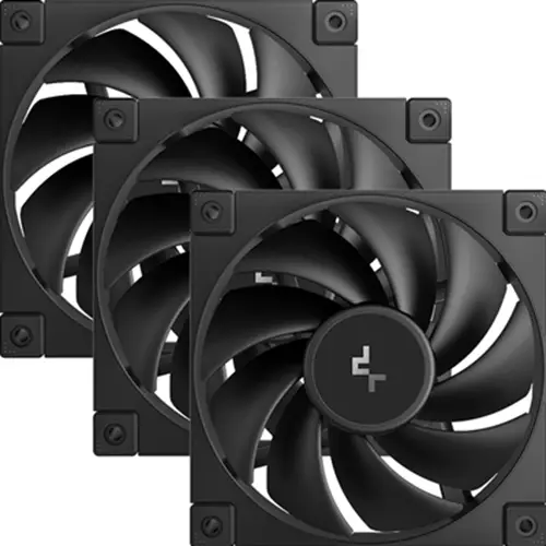 DeepCool FD12-3 IN 1 Computer case Fan 12 cm Black 3 pc(s)