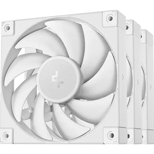 DeepCool FD12 WH-3 IN 1 Computer case Fan 12 cm White 3 pc(s)
