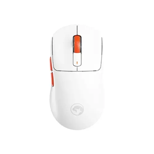 Marvo Scorpion G964W Niro 60 Wireless and Bluetooth USB-C Rechargeable Gaming (White) mouse Optical