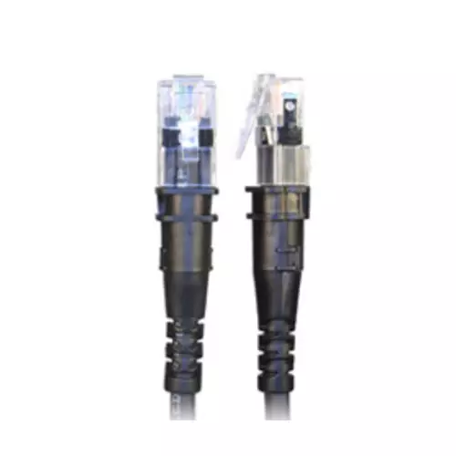 PatchSee TP-6A-U/4 networking cable Black 1.2 m Cat6a U/UTP (UTP)