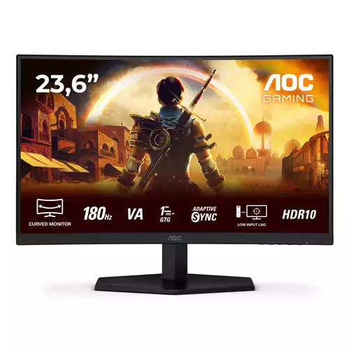 AOC G4 C24G42E computer monitor 59.9 cm (23.6") 1920 x 1080 pixels Full HD LED Black Red