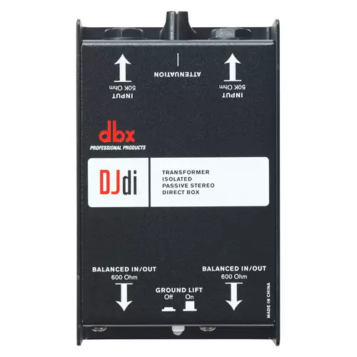 dbx DBXDJDI direct box Passive direct box Black