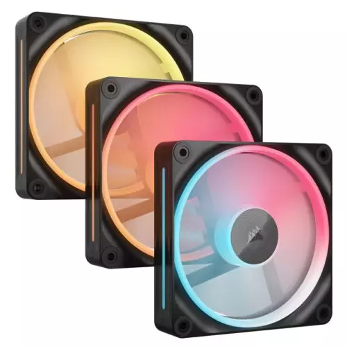 Corsair iCUE LINK LX120-R RGB Computer case Fan 12 cm Black 3 pc(s)